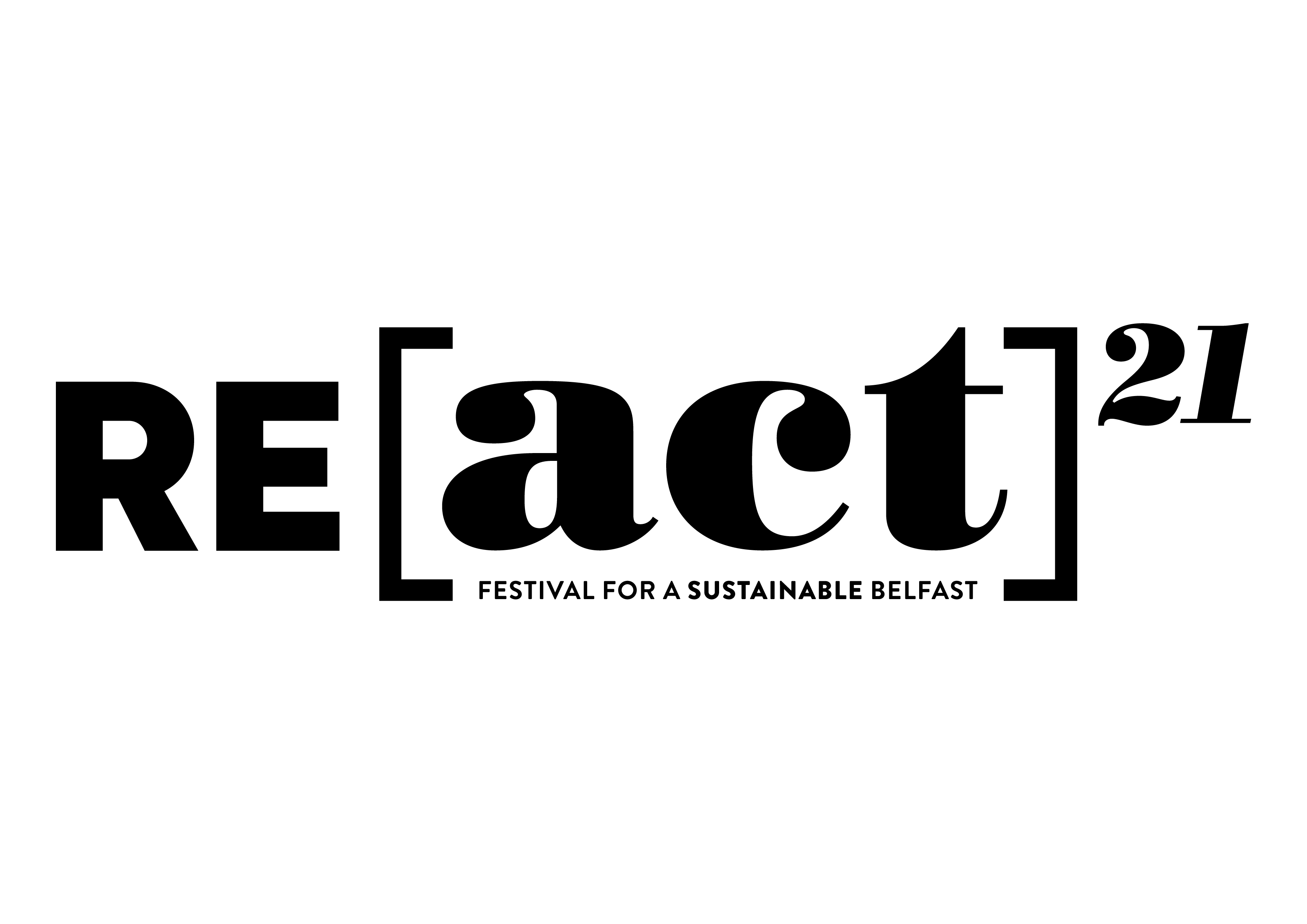 REact Logo Date Strapline Black